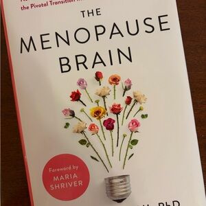 The Menopause Brain Book with Floral Design
